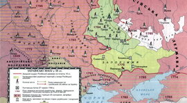 Timeline: Українські землі наприкінці 17-у першій половині 18 ст.