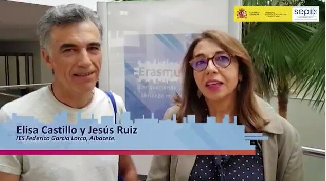 VIDEO SEPIE (Area comunicación) Hablando sobre los proyectos Erasmus de FP en el IES Federico García Lorca de Albacete