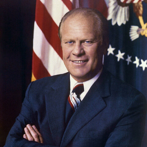 Gerald R. Ford becomes the 38th American president