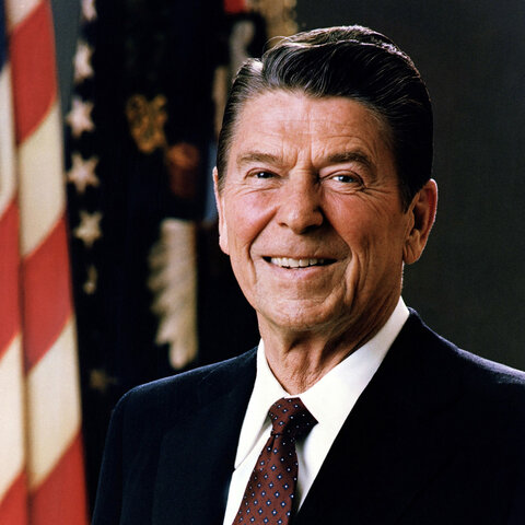Ronald Reagan becomes the 40th American president