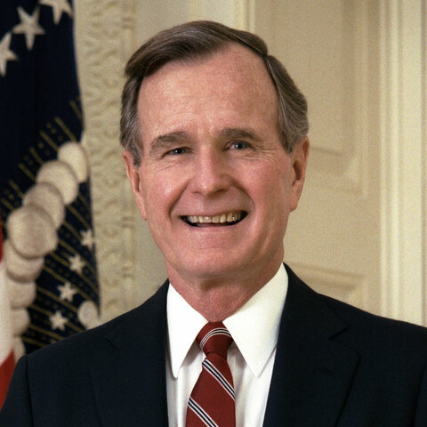 George H. W. Bush becomes the 41st American president