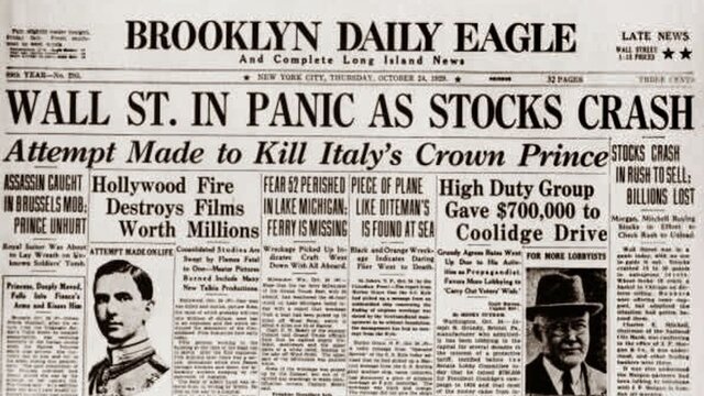 {Crack de la Bolsa se NY}