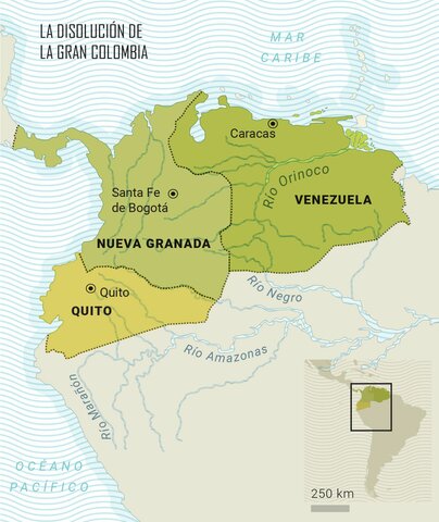 Disolución de la Gran Colombia