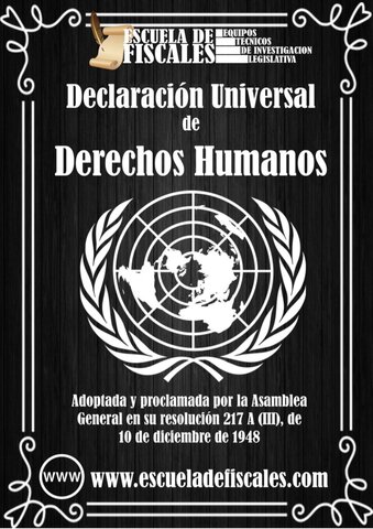 La ONU proclamo la declaracion Universal