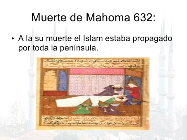 muerte de Mahoma