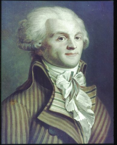 Robespierre guillotined