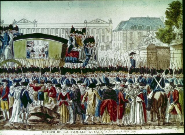 Louis & Marie Antoinette flee