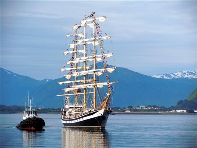 First Sight of Alaskan Coast