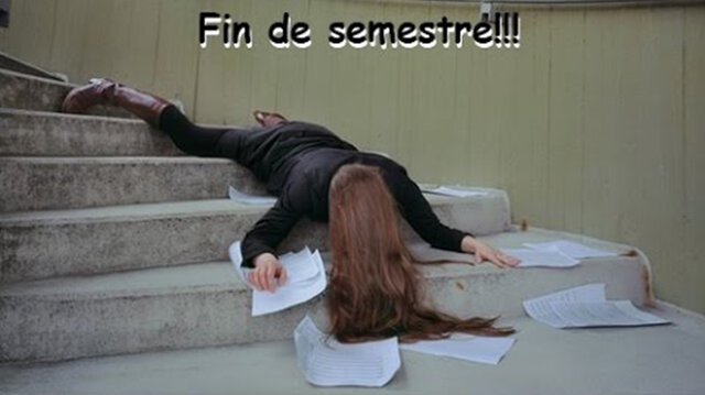 End of the first semester