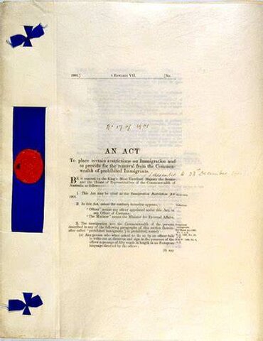 Immigration restriction act