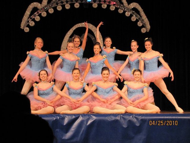 started going to the tracy dance studio.