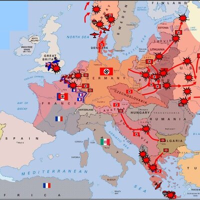 Timeline: La segunda Guerra mundial