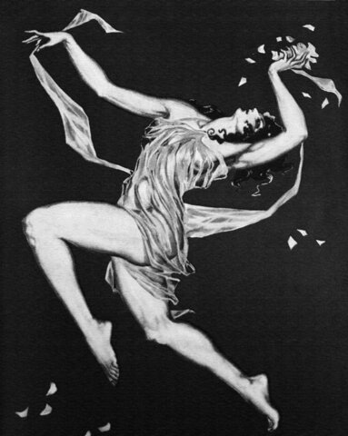 Las fotografías en la revista sobre el ejercicio físico