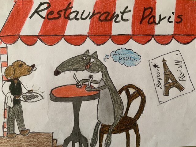 Loup voyage en France