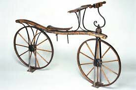 The bicycle is invented and tested.