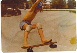 The first ever skateboard event
