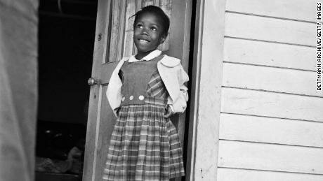 Ruby Bridges desegregate elementary school in New Orleans