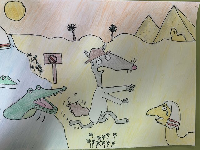 En Egypte... les crocodrile