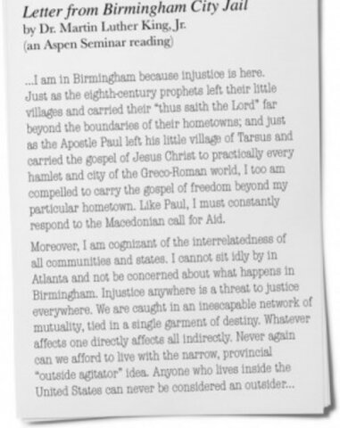 Letter from a Birmingham Jail