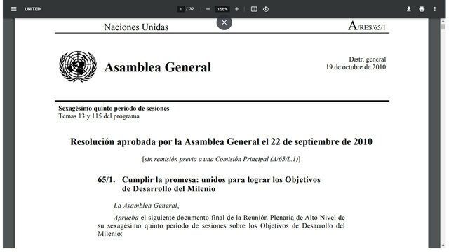 Cumbre de seguimiento de los ODM