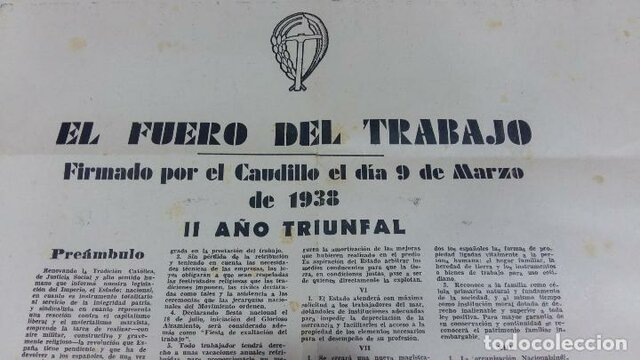 El Fuero del trabajo