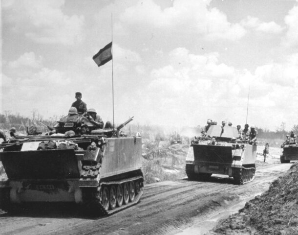 Nixon ordered troops to Cambodia