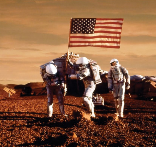 Sbarco mediterraneo-statunitense su Marte