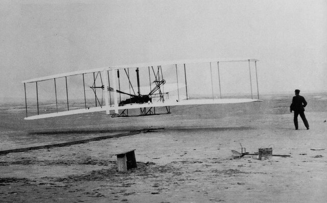 First Airplane Flight