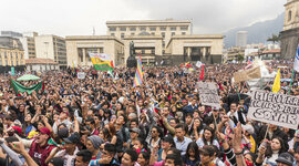 Timeline: PROTESTAS EN COLOMBIA