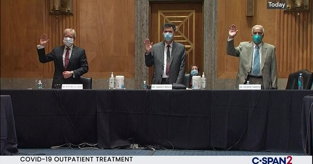 The United States Senate holds a hearing on Senate Hearing on COVID-19 Outpatient Treatment.