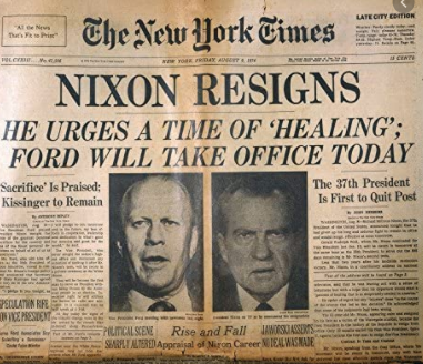 Nixon Resigns