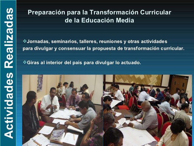 transformación curricular