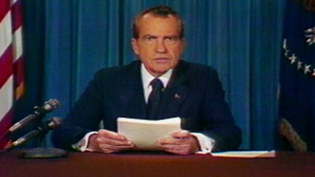 Nixon Leaves Office