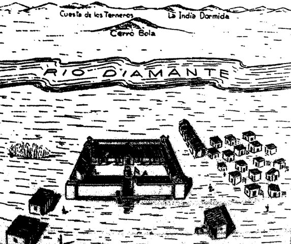 Establecimiento del fuerte de San Rafael