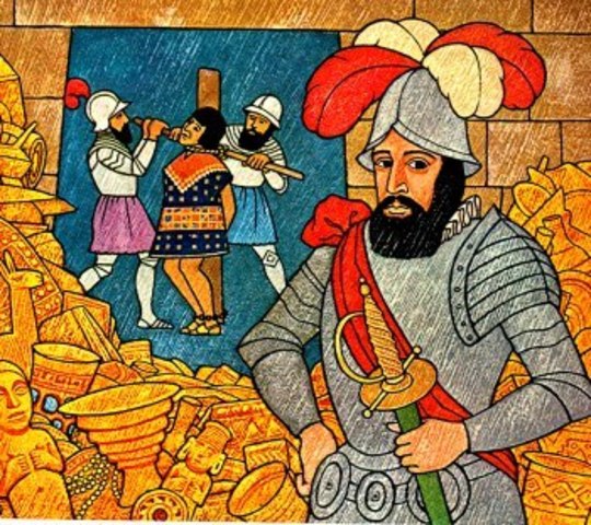 Pizarro conquers Incan Empire