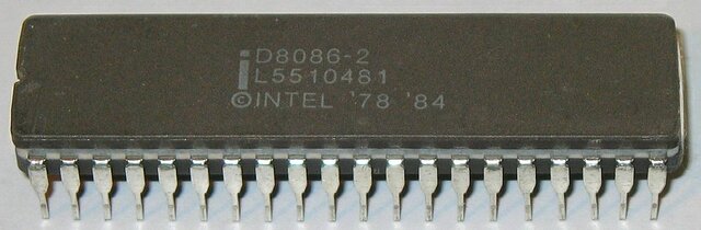 Microprocessador 8086 e 8088 (1978 e 1979)