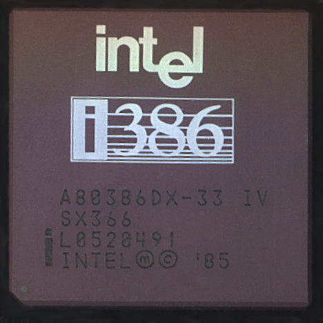 80386SX microprocessador (1988)