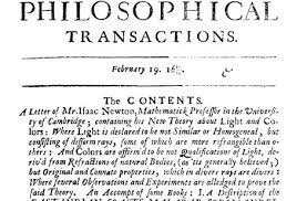 Walter Pope, Philosophical transactions