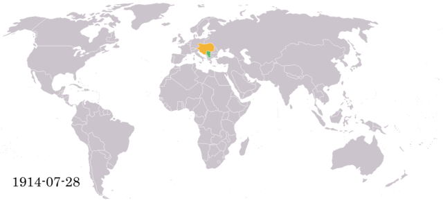 Első világháború kezdete