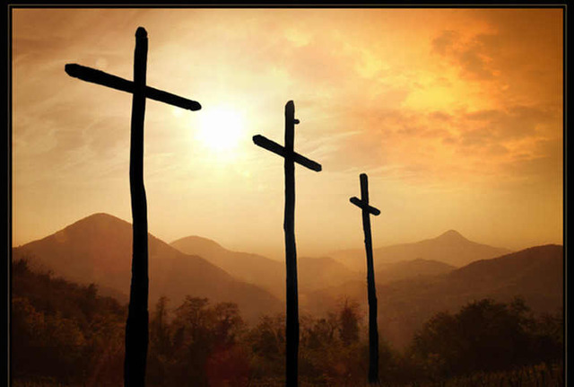 Jesus dies on the cross