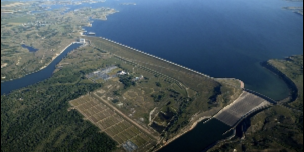 The Garrison Dam is built creating Lake Sakakawea