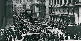 La caída de la bolsa de nueva york