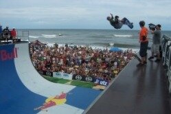 First ever Extreme Games caused a rise in the skateboarding sport.