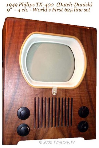 The world's first 625-line tv