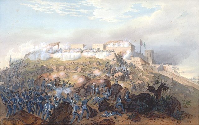 La Caída del Castillo de Chapultepec