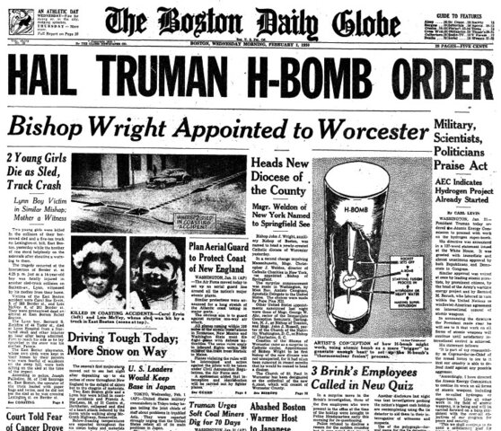U.S Develops H-Bomb