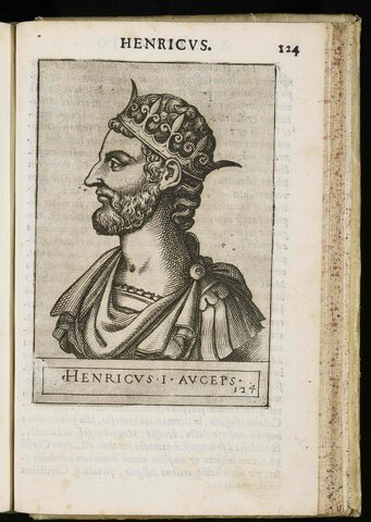 Enrico I di Sassonia re dei Franchi orientali (Germani)