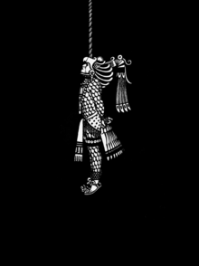 Ejecución por ahorcamiento del último Huey tlatoani Cuauhtémoc