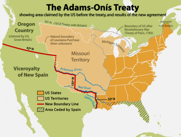 Expansión hacia la Florida y el Tratado Adam-Onis