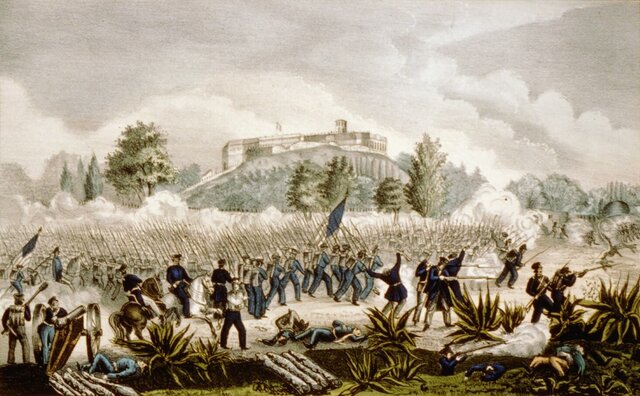 La Caída del Castillo de Chapultepec
